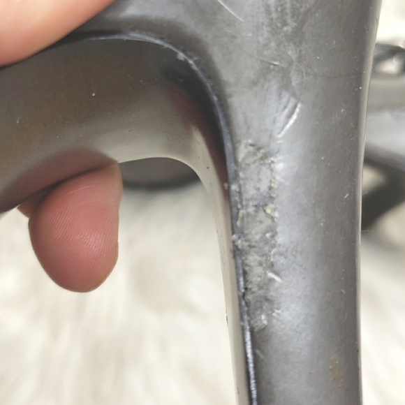 Tahari Si Senor Slingback Peep Toe Gray Suede Heel Pump Women's Size 7.5 - Picture 6 of 11